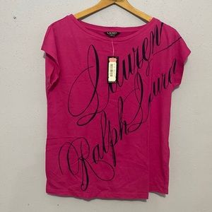 Shirt Lauren Ralph Lauren. Hot pink
